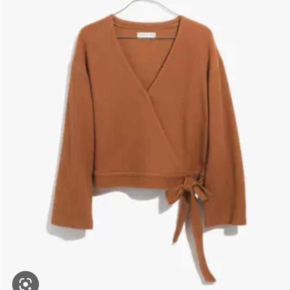 Madewell Texture & Thread | Faux Wrap Shirt J9105